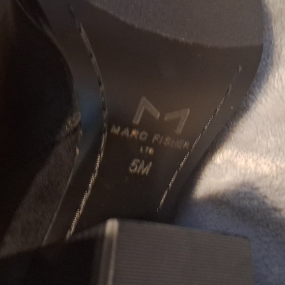 Marc Fisher LTD  Octavie Over-The-Knee Faux Suede Boot Black - Picture 8 of 12